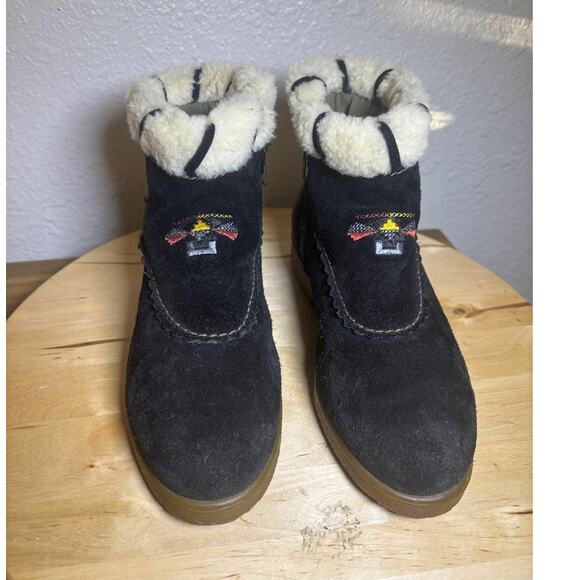 Tecnica made in Italy suede ankle booties size 37/ 6 -6.5 - Picture 5 of 11